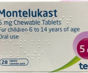 Montelukast Pediatric Chewable Teva 5mg Tablets x28